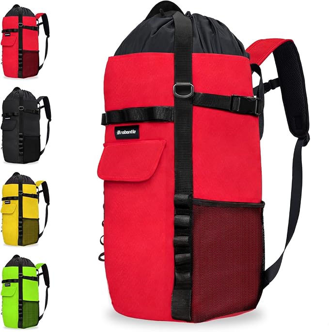 Climbing Rope Bag,Large Capacity Arborist Tree Rope Storage Bag,Waterproof Outdoor Rock Climbing Gear Bag