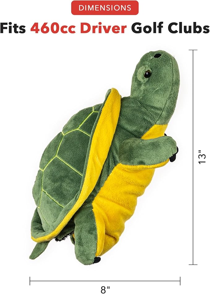 Daphne's Headcovers Turtle Driver Headcover | Premium Driver Headcovers | Funny Golf Club Covers | Stylish Protection for Your Clubs | Men's Golf Gear | Driver Headcover for Men and Women