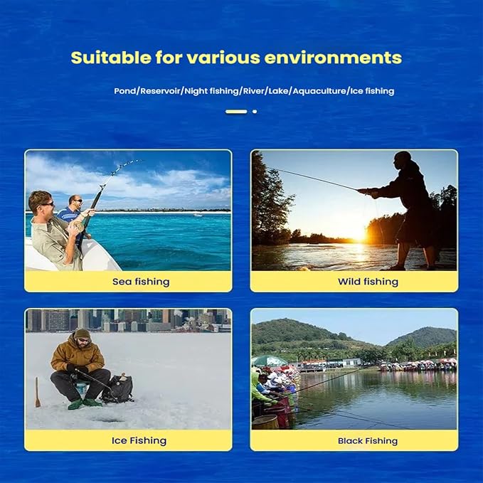 Fishing Camera Waterproof Fish Finder with Enhanced Vision Ultra-Wide Lens, Underwater Fish Finder for Ice, Lake Offshore Angling,8000mAH IP68 Waterproof Underwater Camera for Fishing, 4.3-Inch-30M