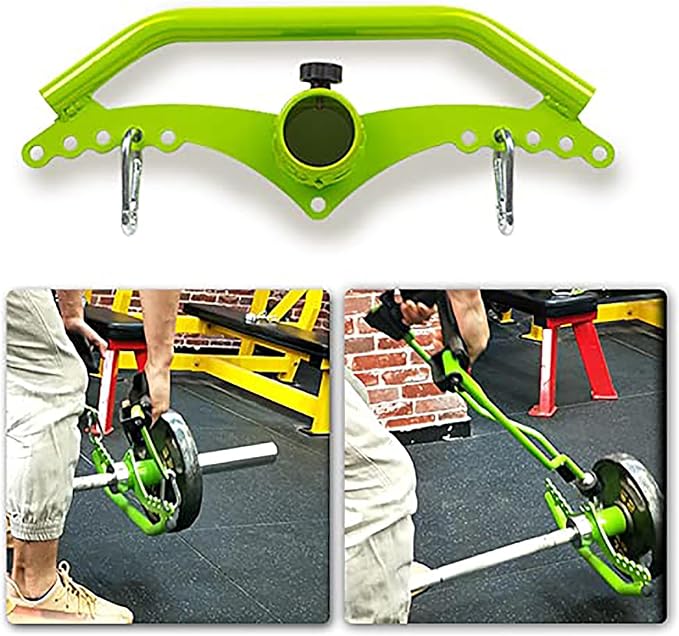 Adjustable Lat Pull down Bar, Cable Machine Attachments for Gym, Home Gym Fitness T-bar Row Pulldown Attachments, Lat Pull Down Machine Wide Grip Neutral Grip Handle