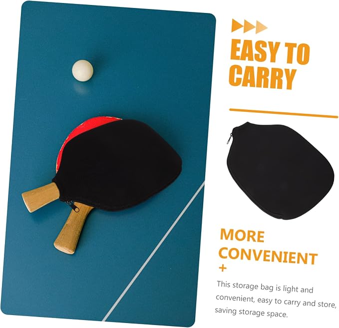 POPETPOP Racket Protector -pong Paddle Protector Pong Paddle Pouch -pong Paddle Fixed Bag Case for Table Tennis