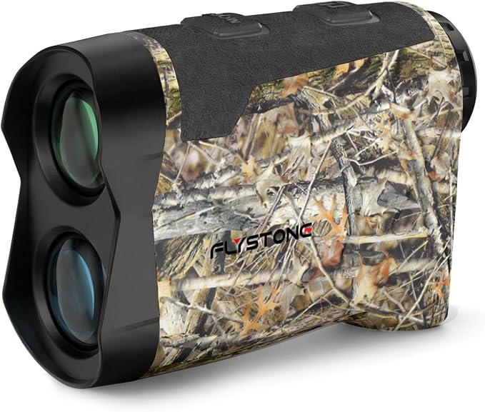 Precision Laser Rangefinder for Golf & Hunting, 800/1000/1300 m Range, 6X Magnification, Flagstick Locking with Flash Prompt, Slope Compensation & Angle Measurement, 0.3s Fast Measurement