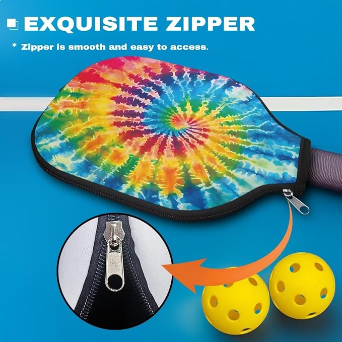 Blue Camo Corgi Pattern Print Pickleball Paddle Covers Only Paddles Holder Sleeve Fits Most Rackets
