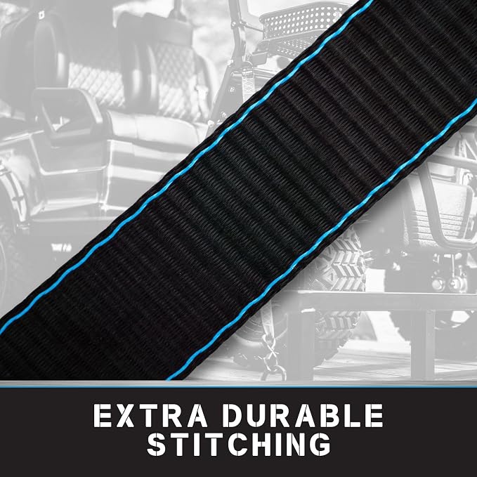 Tie Down 1 inch x 15 ft Black Ratchet Strap, 4-Pack Kit - 1823 lbs. Breaking Load Limit