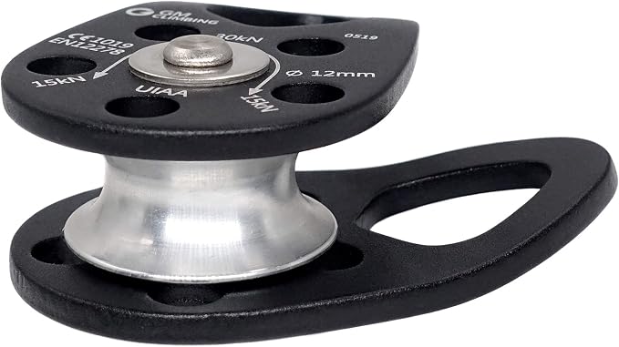 GM CLIMBING Swing Cheek Micro Pulley 30kN CE UIAA Certified