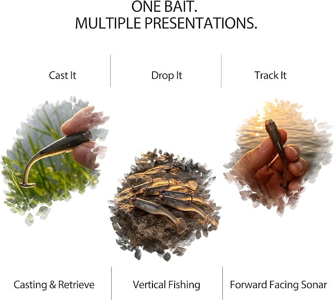 Soft Fishing Lures Shad Minnow Swimbaits, Pre-Rigged Jig Heads Paddle Tail Swim Baits for Bass, Trout, Walleye, Crappie, Sinking Jigs Bait for Saltwater Freshwater, Fishing Gifts for Men