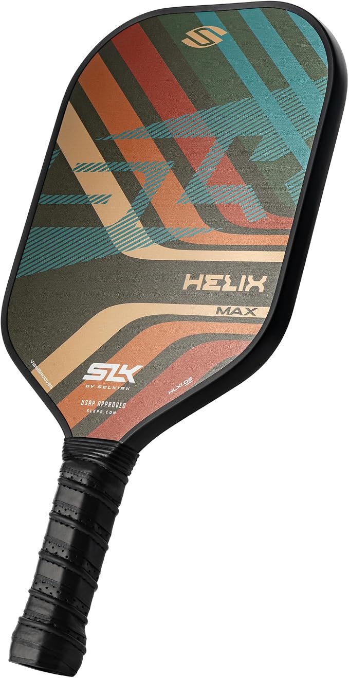 Selkirk Sport SLK Helix Pro Pickleball Paddle | Thermoformed Carbon Fiber Pickleball Paddles with Carbon Fiber & Fiberglass Hybrid Face | Unmatched Control