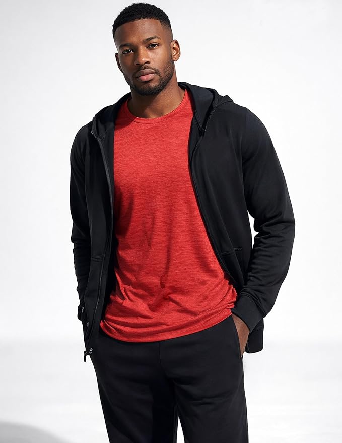 5 Pack Men’s Active Quick Dry Crew Neck T Shirts | Athletic Running Gym Workout Short Sleeve Tee Tops Bulk