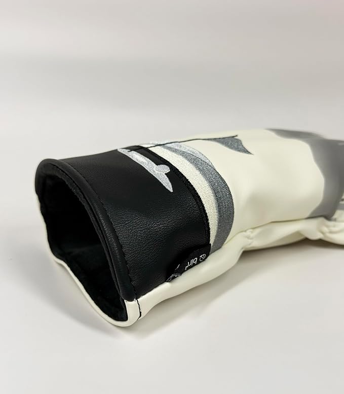 Golf Driver Headcover birdskie Premium Leather Head Cover. Digitally Printed and Embroidered Design. Head Cover for Your Driver by birdskie.