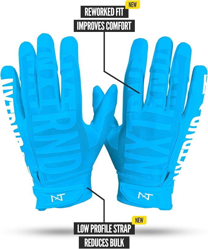 Nxtrnd G1 Pro Men's Football Gloves, Adult Sticky Receiver Gloves