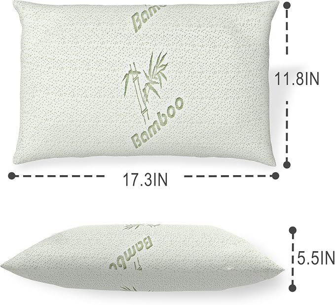 Small Camping Pillow for Sleeping,Shredded Memory Foam Travel Pillow Compact & Packable with Storage Bag,Soft Cover,Small Pillow for Backpacking Hiking Gear & Accessories