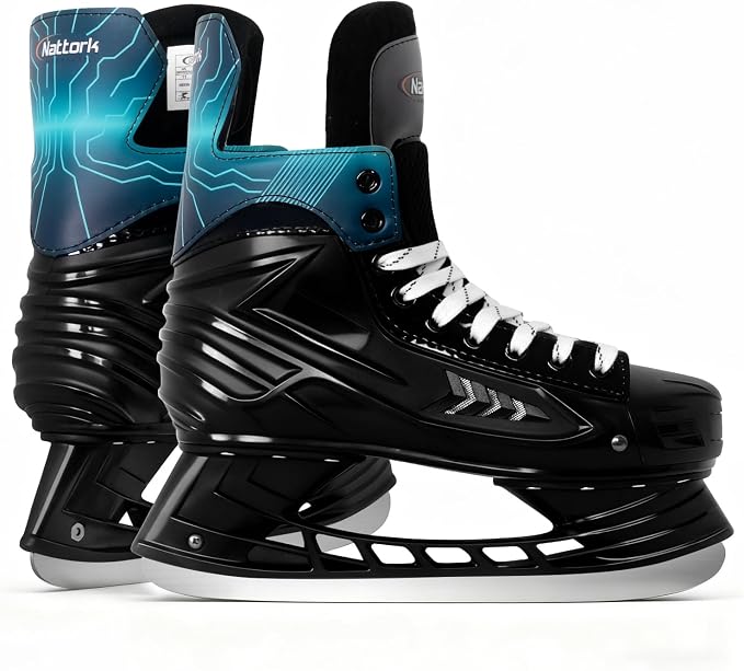 Nattork Ice Hockey Skates and Ice Skate Blade Guards