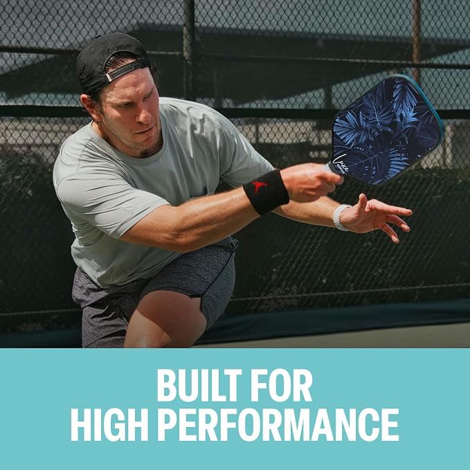 Palms-O-Aces Carbon Fiber Pickleball Paddle – USAPA Approved 16mm T700 Graphite Paddle with Textured Spin Surface | Lightweight Carbon Fiber Pickleball Paddles & Racket | Includes Paddle Cover