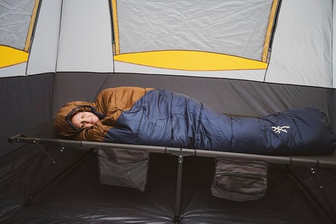 Browning Discover Sleeping Bag – Extreme Cold Weather Mummy Sleeping Bag with TechLoft Silver Insulation, Draft Collar & Durable Shell for Winter Camping, Backpacking & Outdoor Adventure