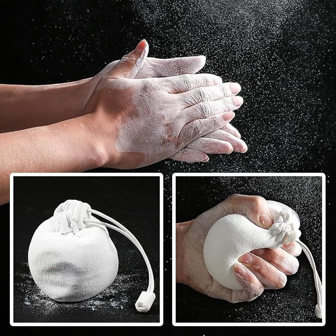 Climbing Chalk Bag for Rock Climbing - with Chalk Ball - Adjustable Black Chalk Bag Bouldering for Rock Climbing Equipment