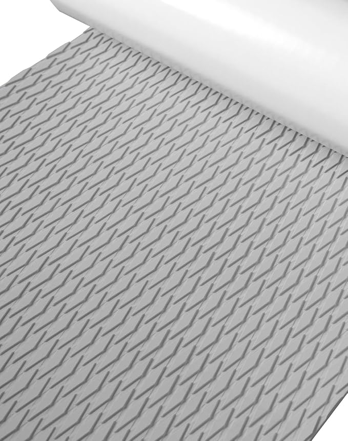 Hjdeck Universal Surfboard Pad EVA Foam Boat Flooring Decking Sheet Self-Adhesive Non-Slip Deck Grip Mat Marine Carpet for Yacht Boat Kayak Decking Golf Cart Fishing Boat RV Surfing Traction Pad