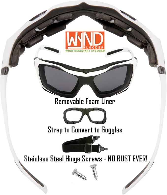 Polarized Large Motorcycle Riding Sunglasses Sports Wrap Glasses