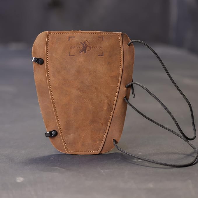 Ultimate Shatterproof Leather Arm Guard | USA Made | Adult Archery Arm Guard for Left & Right Hand