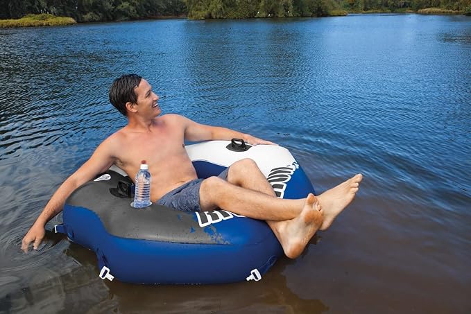 Intex River Run Floating Tube 2 Pack River Run II 2 Person Tube w/Cooler 2 Pack