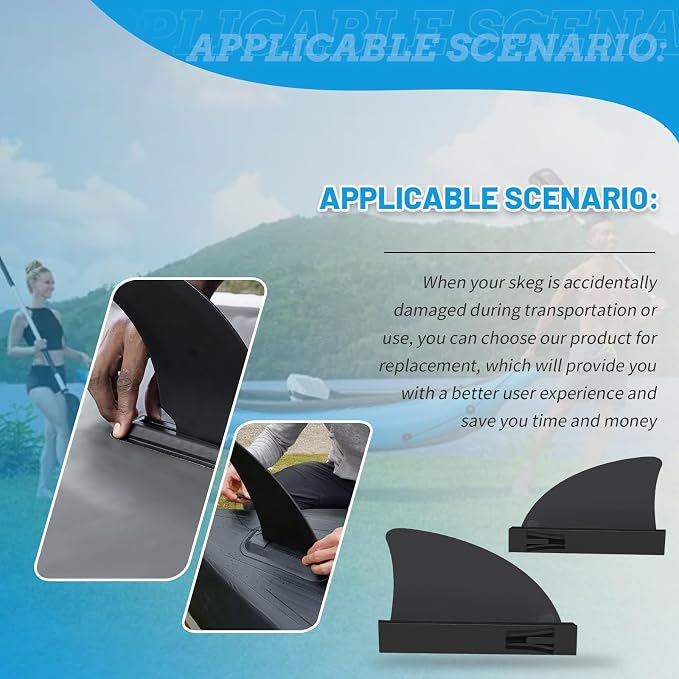 Skeg Replacement Compatible with Hydro Force Inflatable Kayaks- Hydro Force Ventura & Hydro Force Cove Champion - 1 Person & Hydro Force Cove Champion - 2 Person