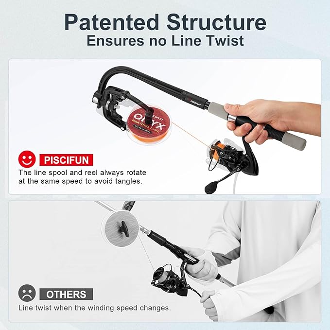 Piscifun Fishing Line Winder Spooler with Fishing Pliers