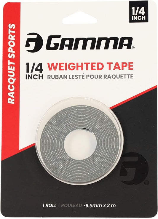 Gamma Weighted Tape – Adjustable Paddle & Racquet Weight for Enhanced Control, Power & Speed – Customizable Tape for Pickleball, Tennis, Padel Parent