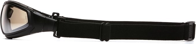 Pyramex XSG Safety Eyewear, Clear Ballistic, Gray Ballistic And Amber Ballistic Interchangeable Lenses With Black Frame