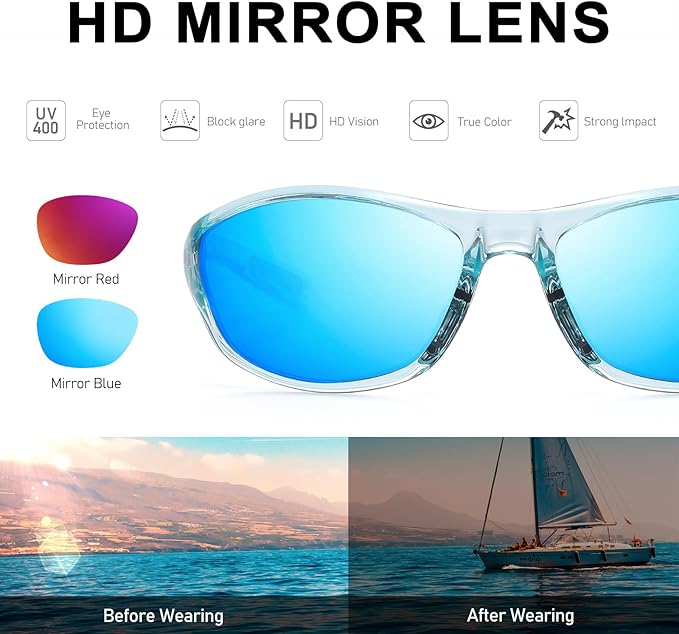 LKEYE Bifocal Reading Sunglasses Men Women Sports Style Sun Reader Wrap Around Build-In UV Protection Driving glasses LK6092