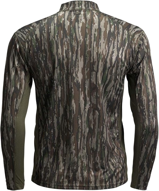 BLOCKER OUTDOORS Finisher Turkey Hunting 1/4 Zip Moisture Wicking Performance Long Sleeve Shirt