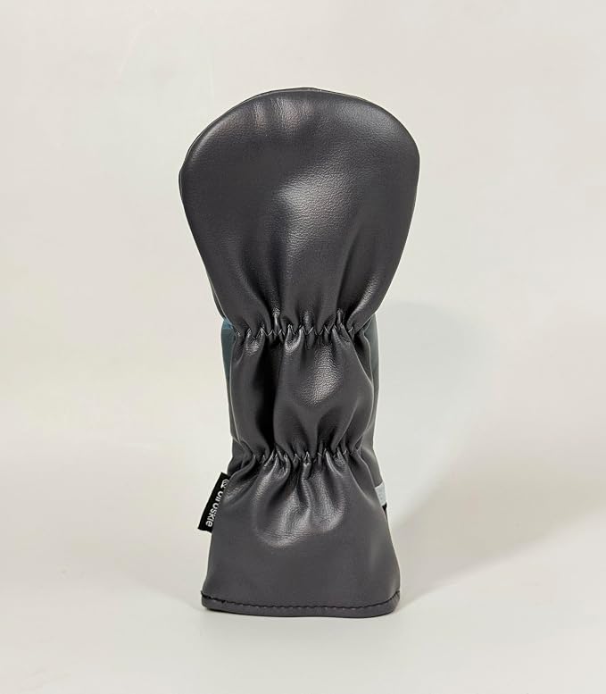 Golf Headcover for Hybrids and Fairway Woods Premium Leather Head Cover. Digitally Printed and Embroidered Design.