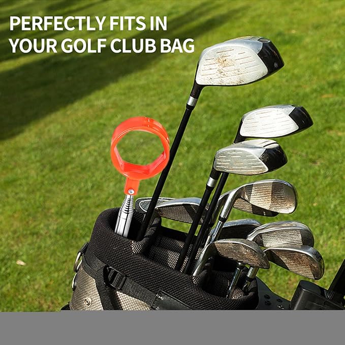 Golf Ball Retriever Telescopic | Heavy Duty Grabber,Portable Stainless Steel Ball Retriever | for Golfers Water Outdoor Mud Tree Bushes