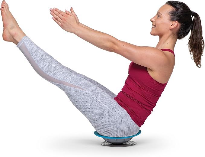 OPTP Pelvic Rocker Core Trainer – Balance Disc for Core Stability and Pelvic Floor Training – Hip Mobility Trainer and Pilates Exercise Equipment for SI Joint Support