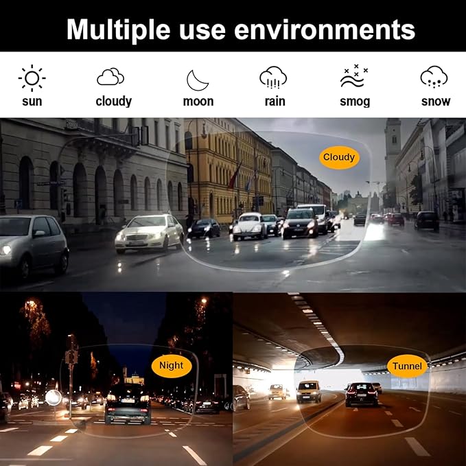 YIMI Polarized Photochromic Driving z87 Sunglasses For Men Women Day and Night safety glasses