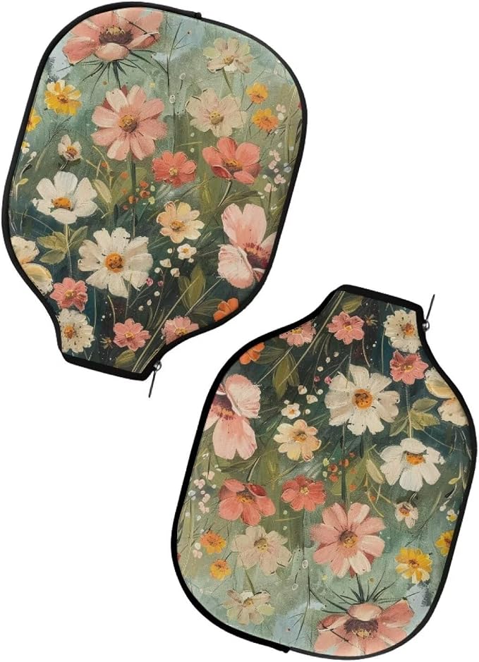Pickleball Paddle Covers Only for Men and Women Zipper Closure Protection and Decoration
