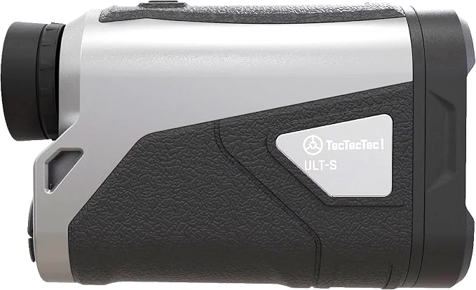 TecTecTec ULT-S & ULT-S Pro with Stabilization Golf Rangefinder with Slope and Vibration, Hyper Read Technology, Smart Laser Range Finder Binoculars with Fog Mode and TOLED Display for Golfing and Hunting