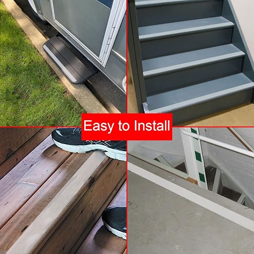 Black Diamond Self Adhesive Grip Tape - Anti Slip Traction Tape - Non Skid Tape - Anti Slip Tape Grippy Strips for Stairs, Ramps, Boat Grip 2" x 60' Clear with Cleaning Stick