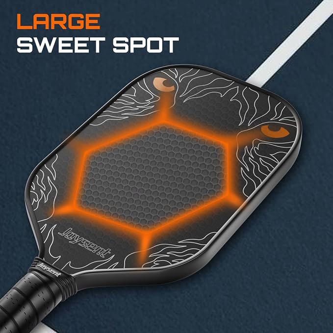Pickleball Paddles Set, T700 Raw Carbon Fiber Pickleball Paddle, USAPA Approved 16mm Core Power Pickleball Racket for Adults Men Women, Phantom Eye GEN4 Pro