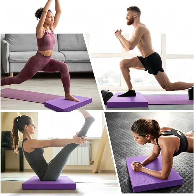 Professional Foam Balance Pad, Large Balance Pads for Physical Therapy, Foam Balance Board for Rehabilitation Stability Workout Knee and Ankle Exercise Strength Training