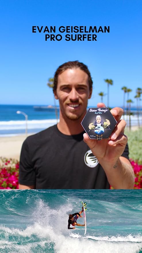 Sister Betsy's Surf Wax The Black Label Formula (4 Pack)
