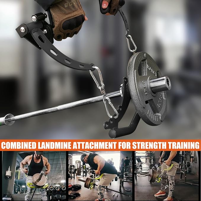 Adjustable Lat Pull down Bar, Cable Machine Attachments for Gym, Home Gym Fitness T-bar Row Pulldown Attachments, Lat Pull Down Machine Wide Grip Neutral Grip Handle