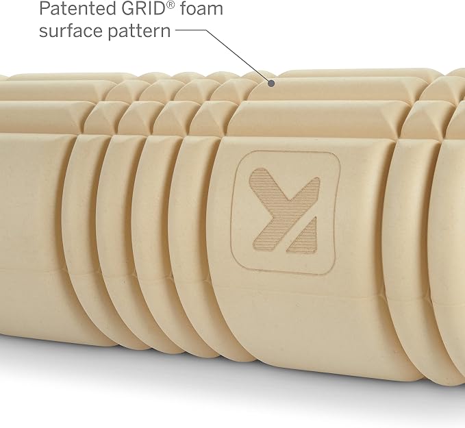 TriggerPoint Grid 1.0 Foam Roller - 13" Multi-Density Massage Roller for Deep Tissue & Muscle Recovery - Relieves Tight, Sore Muscles & Kinks, Improves Mobility & Circulation - Targets Key Body Parts