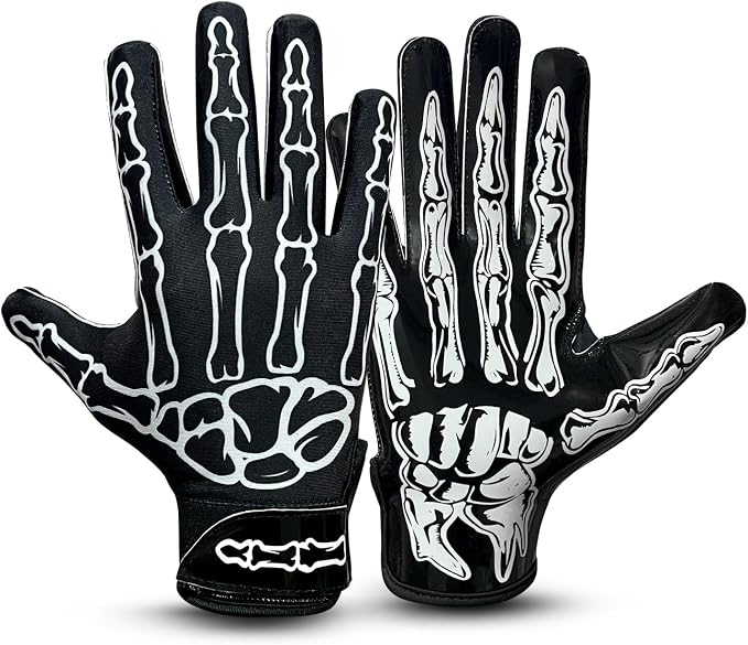 Football Gloves – Super Sticky Receiver Gloves to Boost Grip & Performance for Games & Training – Adult & Youth Sizes
