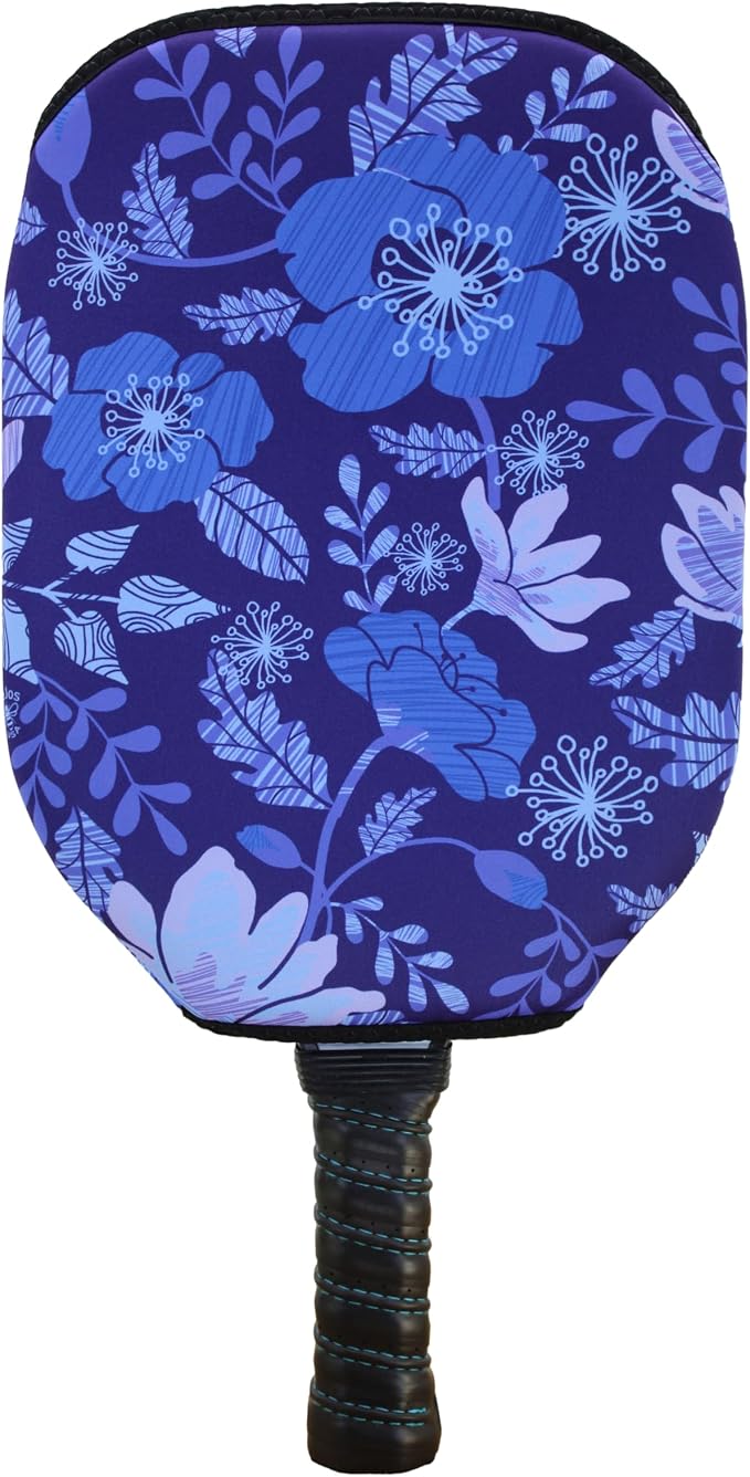 BeeJos Hawaiian Collection: Premium Slip-On Pickleball Paddle Cover-Fits Standard Size Paddles-Zipperless (Paddle not Included)