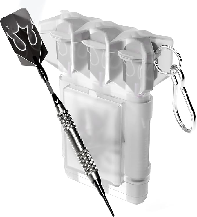 Viper Shot King Soft Tip Darts, 80% Tungsten 20 Grams, Professional Darts Plastic Tip Dart Set for Electronic Dartboard, Includes Nomad Case and Dart Accessories