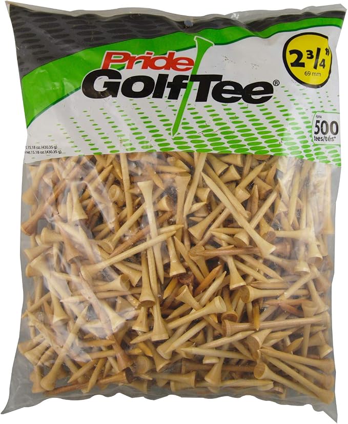 Pride Golf Tee, 2-3/4 inch Deluxe Tee, 500 Count