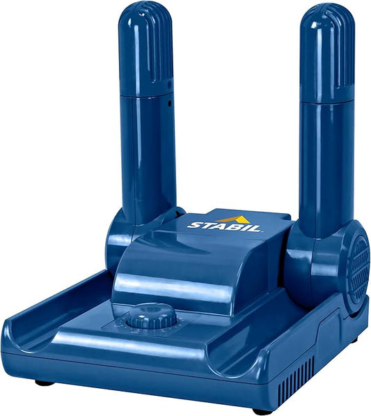 DRYGUY Stabil Dryer for Boots, Shoes, & Gloves with Articulating Ports, Blue
