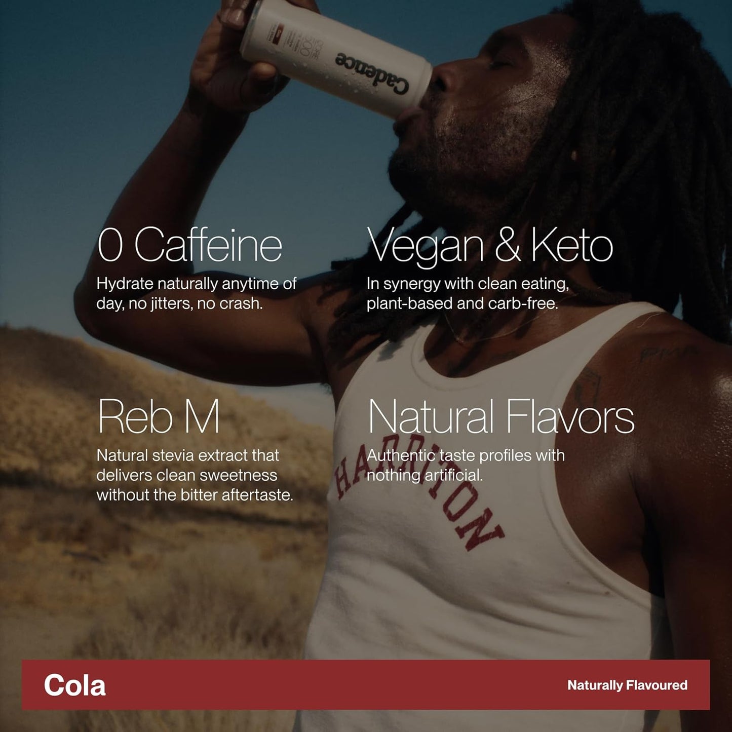 Cadence Electrolyte Drink - Crisp Cola Flavor, 355ml x 12 | Science-Backed Hydration | Zero Sugar, Zero Caffeine | Vegan, Keto &amp; Paleo Friendly | Sodium, Potassium &amp; Magnesium for Performance &amp; Recovery