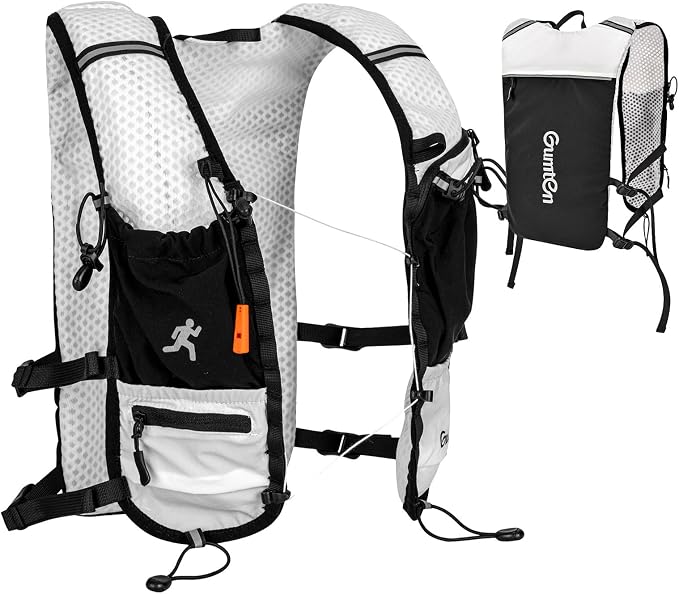 Running Vest with Adjustable Chest Straps for Women Men Hydration Vest for Marathon Jogging Hiking Cycling