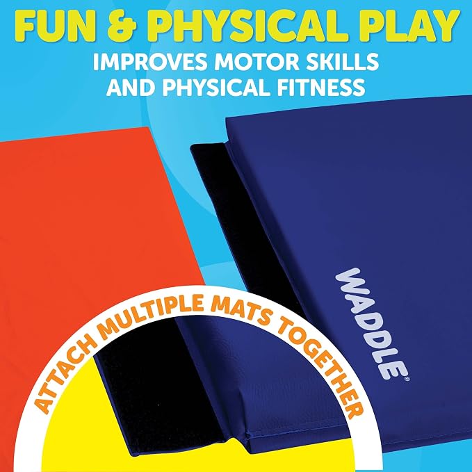 WADDLE Tumble Mat for Kids Gymnastics, Training, Home Exercise