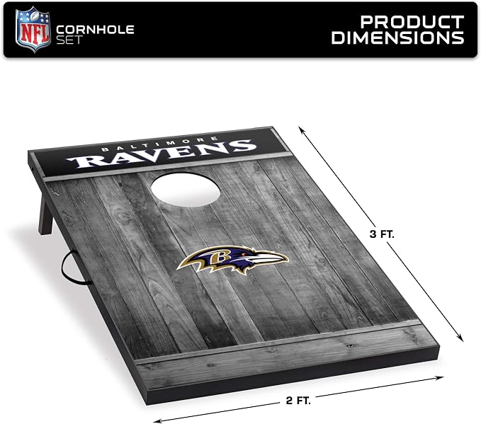 Wild Sports 2'x3' MDF Wood NFL Cornhole Set